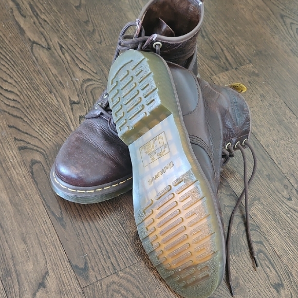 Dr. Martens Dark Brown Leather Boots